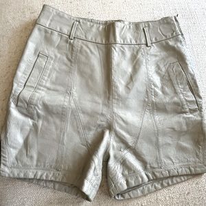H & M  Leather Shorts
